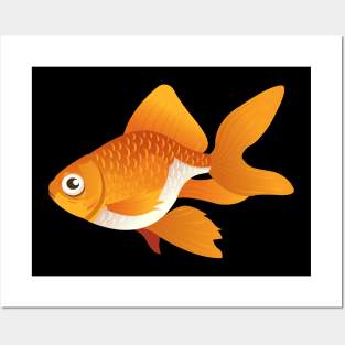 Colorful Gold Fish Posters and Art